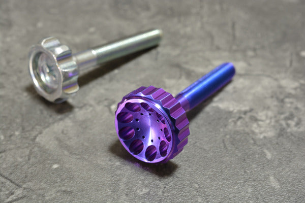 Ti-6Al-4V Idle adjust screw for Yoshimura TMR-MJN large body and Mikuni TMR large body