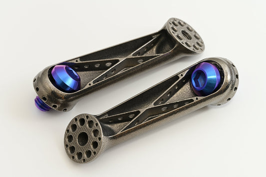 3D printed Titanium rear cowl stay for SUZUKI GS1200SS (GV78A)