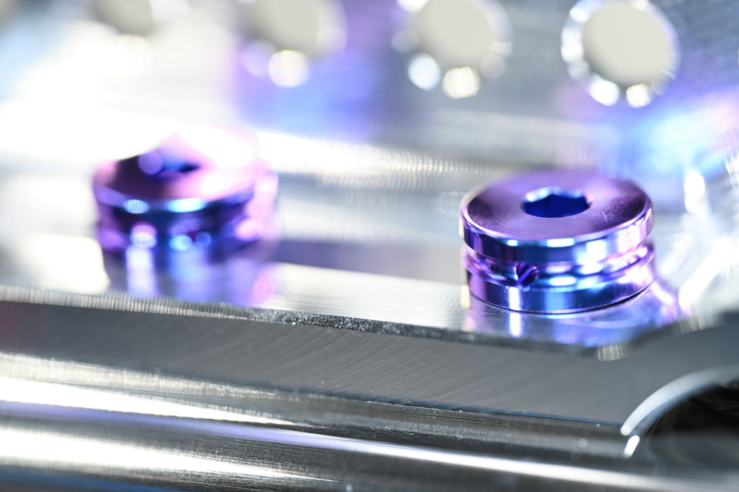 Ti-6Al-4V Wire lock screw for sprocket guard