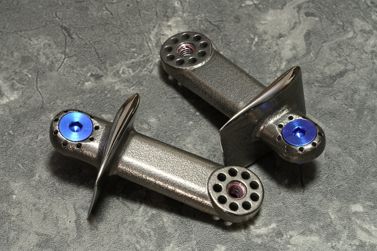3D printed Titanium side cowl stay for SUZUKI GS1200SS (GV78A)
