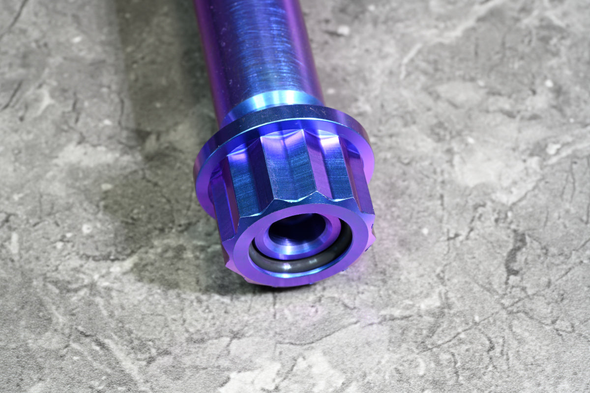Ti-6Al-4V Pivot shaft, Pivot shaft nut, Pivot shaft cover for SUZUKI GS1200SS (GV78A)