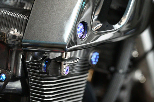 New 3D printed Titanium side cowl stay for SUZUKI GS1200SS (GV78A)